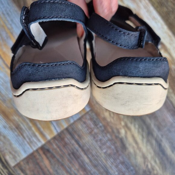 Dansko Raeann Mary Jane Sport Sandals Hook Loop Mesh Leather Black - Picture 9 of 12